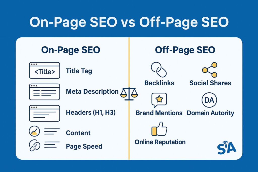 Understanding the Difference Between On-Page and Off-Page SEO